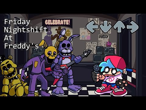 FNF: Friday Nightshift at Freddy's // FNAF 1 Mod // + Custom Main Menu █ Friday Night Funkin' █