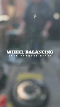 Wheel balancing a Motorcycle tyre | Motorbike DIY Tyre Change