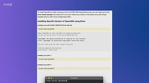Install OpenJDK Java (81117) versions using brew on Mac (IntelM1M2)