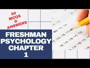 50 Freshman Psychology Chapter 1 Questions & Answers
