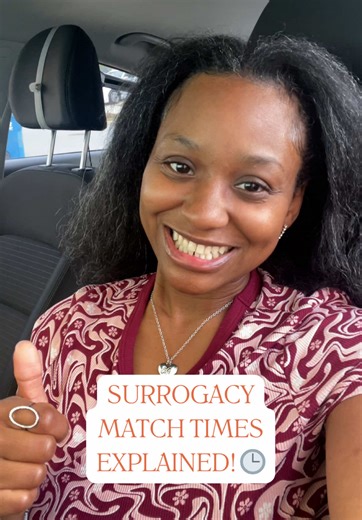 Surrogates, this is exactly why working with an agency matters when it comes to matching! 👇 Some surrogates match with intended parents in just a few weeks, especially if they’re flexible. Others may wait a few months if they have specific hopes for the kind of family they want to carry for. The difference is having someone guide the process. A licensed agency helps by: 💛 Keeping you updated throughout the process 💛 Sharing families who align with your preferences 💛 Protecting your time from