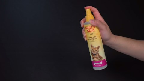 Burt's Bees Natural Cat Care Waterless Dry Shampoo with Shea Butter & Honey for Cats10 oz Spray