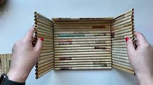 587K views · 6.5K reactions | Beautiful box made from recycled book pages | Diy Craft Ideas | Facebook