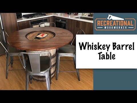 Whiskey Barrel Table Build