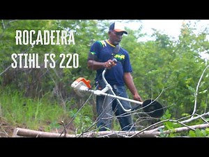 ROÇADEIRA STIHL FS 220 EM AÇÃO! | É PAU PRA TODA OBRA!