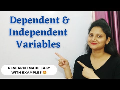 23. DEPENDENT & INDEPENDENT VARIABLES in Experimental Research | Explained with Interesting Examples