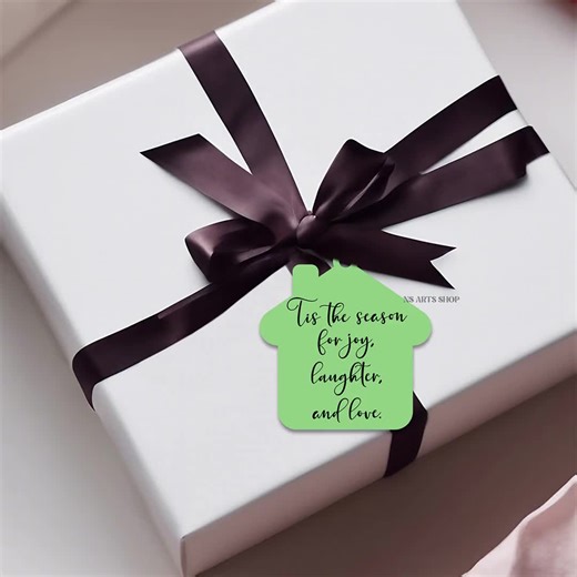 Christmas Gift Tags SVG Bundle: Mega Holiday Label, Santa, Cut File, Cricut - Etsy