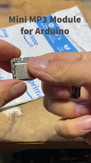 Mini MP3 Module for Arduino #arduino #mp3 #unpacking #electronic