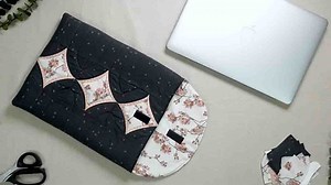 Quilted Laptop Case with Free Pattern