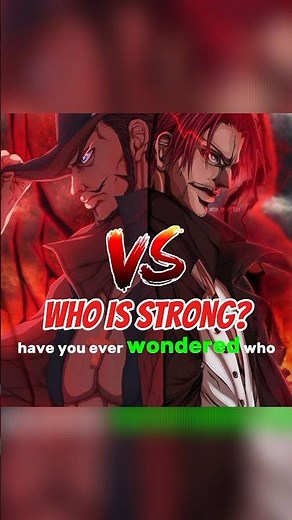 Shanks vs Mihawk - The Ultimate Duel | Full Fight #anime #onepiece #shanks #mihawk