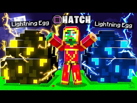 Hatching LIGHTNING Dragon Eggs in Minecraft!