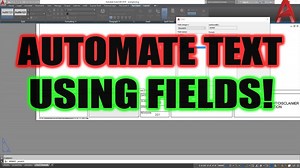 AutoCAD How To Automate Text using FIELDS - 4 Easy Time Saving Tricks! | 2 Minute Tuesday | CAD Intentions