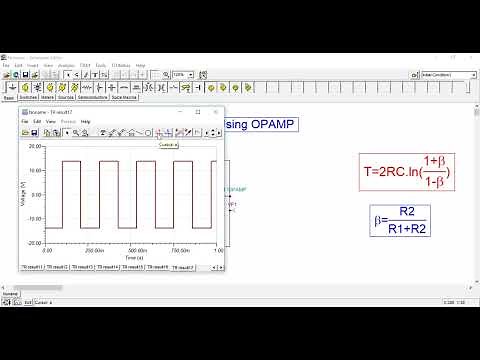 Square wave generator using opamp | Astable Multivibrator using OPAMP |TiNA-TI