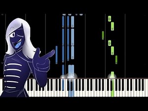 DELTARUNE - Hip Shop (Piano Tutorial) [Synthesia]