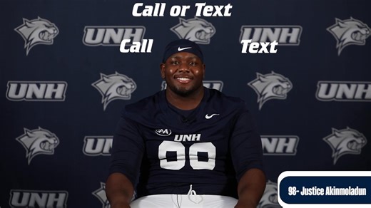 This week’s Connect with the ’Cats, presented by Fidium Fiber features Justice Akinmoladun of UNH Football! Fidium Fiber Internet is a proud sponsor of UNH Athletics. Learn More ➡️ https://www.fidiumfiber.com/fiber-internet/new-hampshire #BeTheRoar | UNH Wildcats