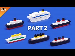 Lego Ships Mini Vehicles - Part 2 (Tutorial)