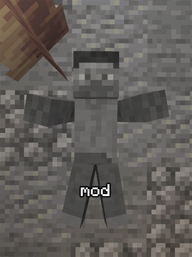 This Mod Turns Everyone To Stone #MinerBear #Minecraft #mods #minecraftmods