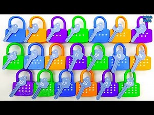 Numbers to 20|Learn 1 to 20 Numbers For Kids|Counting Numbers| Numbers 1 to 20 Locks |123 Learning