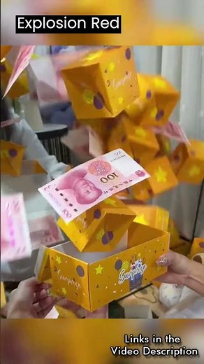 Birthday Surprise Gift Box Explosion for Money | Unique and Exciting Gift Idea
