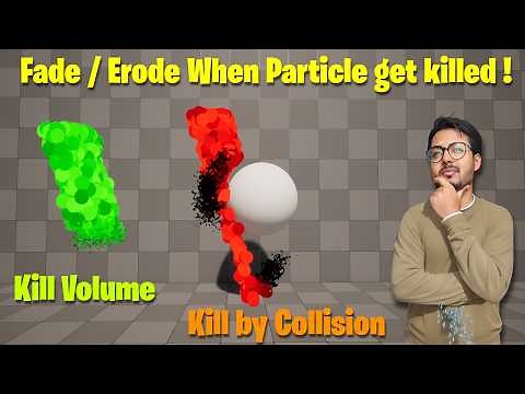 How to Fade or Erode Particles When Their Life Finishes in Unreal Engine 5 Niagara