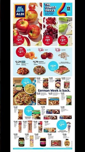 Aldi Weekly Ad September 17 – September 23, 2025
