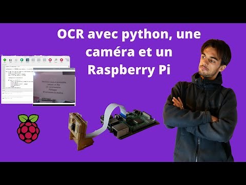 RECONNAISSANCE DE TEXTE, OCR, avec une caméra, un Raspberry pi et python (opencv/tesseract)