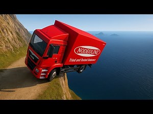 Cars Vs Cliff Roads #117 BeamNg Drive ( BeamNg crashes)