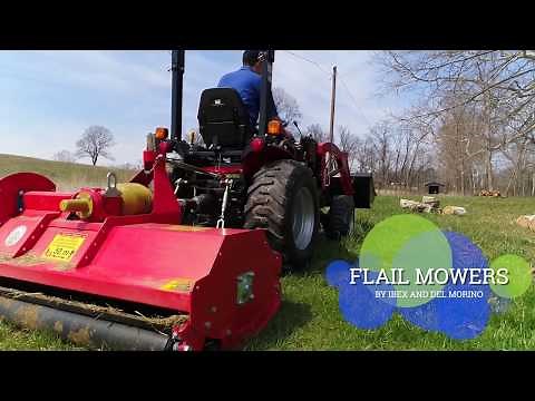 Flail Mowers by Ibex and Del Morino