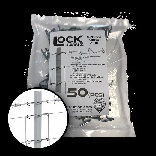 Electric Fence Insulators | T-Post | Made in USA | LockJawz