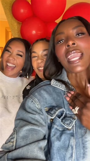 Ami on Instagram: "They finally met their real mom! 🤣Every picture we get comments about how my girls look like they belong to @khadeeniam ! They are now taller than her though 🤣🤣"