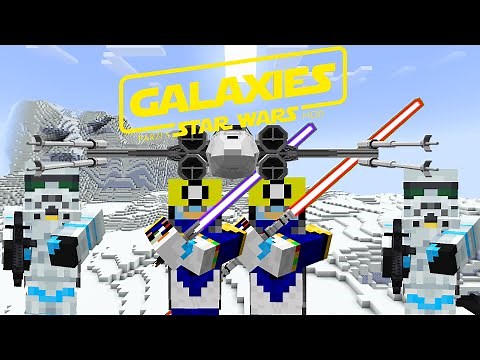 This STAR WARS MINECRAFT MOD Is AWSOME! (Galaxies: Parzi's Star Wars Mod Showcase)