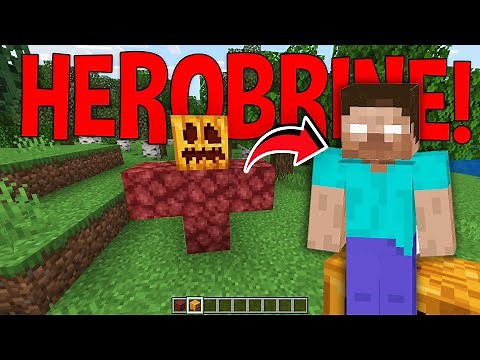 How to Summon HEROBRINE in Minecraft!