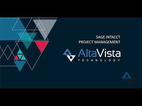 Sage Intacct: Project Manager Tutorial