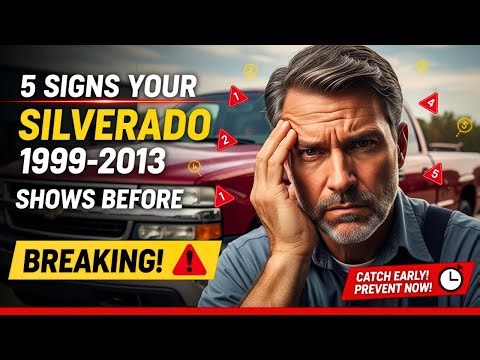 5 SIGNS Your SILVERADO 1999-2013 Shows BEFORE Breaking Down! ⚠️