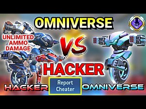 Hacker Vs Omniverse - Unlimited Ammo Damage | New Update Cheater Report - Mech Arena