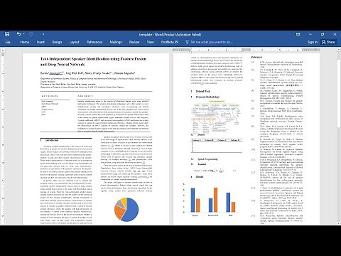 How to format research paper in Word