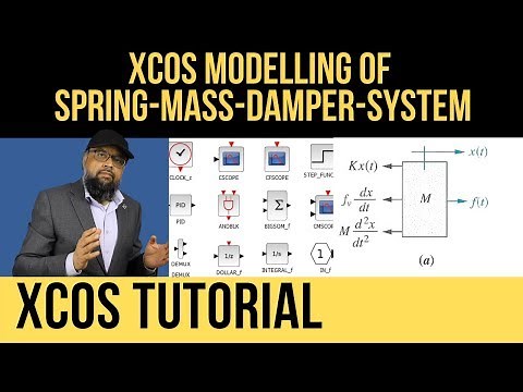 Scilab Xcos Modelling of Spring Mass Damper System with Simulation Results