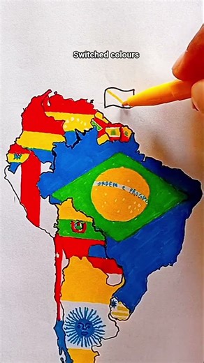 Draw flag map of Trinidad and Tobago 🇹🇹 #trinidadandtobago