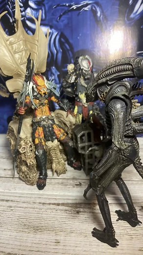 King Depredador: Alien vs. Predator Stop Motion Animation Fight