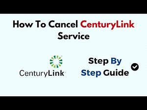 How To Cancel CenturyLink Service