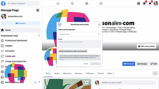 Fix Facebook Scrolling and Jumping Problems - AnsonAlex.com