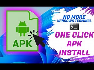 Install APKs With One Click On Windows 11 Subsystem For Android