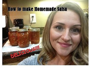 How to Make homemade salsa| Waterbath canning