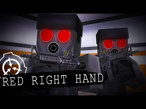 "MTF ALPHA 1" RED RIGHT HAND | Minecraft SCP Foundation