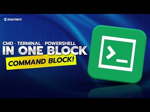 Command Block - A Unified Environment for Cmd, Terminal, and PowerShell