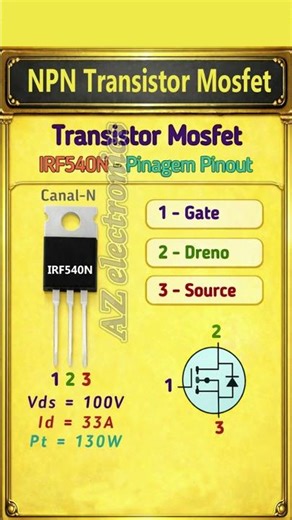 IRF540N Power MOSFET – Pinout & Specifications Explained