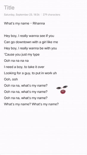 what's my name? 🤔 #MakeAFace #Rihanna #whatsmyname #lyrics #chorus #justforfun #lss