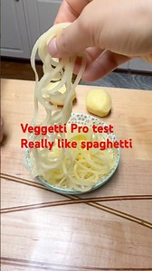 Veggetti Pro test, really like spaghetti 🍝 #food #kitchen #spicy #spaghetti