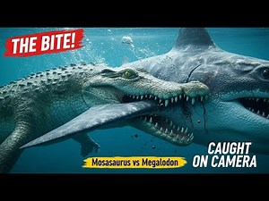 Mosasaurus vs Megalodon | Ocean’s Deadliest Battle in History