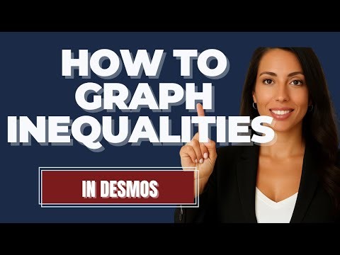 How To Graph Inequalities in Desmos Graphing Calculator